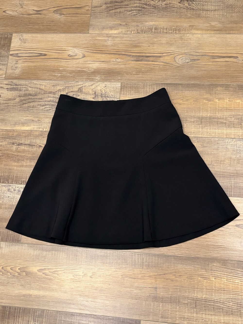 Express Black Y2K Flared A-Line Skirt